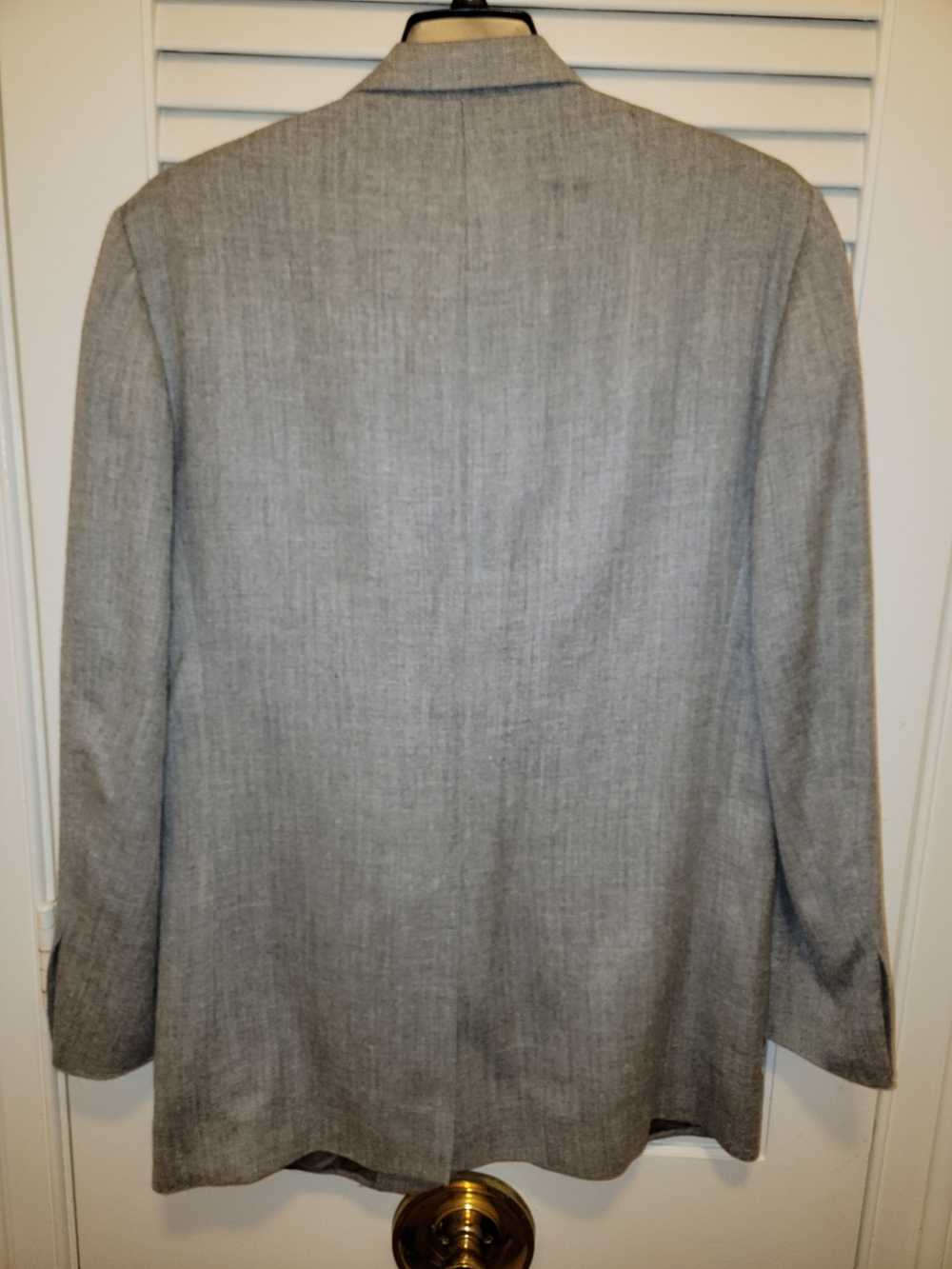 Brooks Brothers Gray Herringbone Sport Coat - image 7