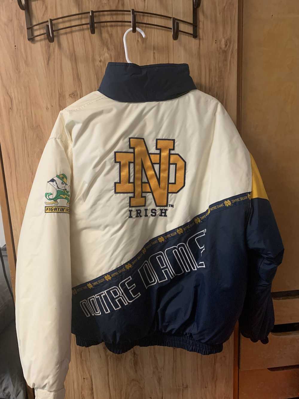 Vintage Notre Dame Vintage Puffer Jacket - image 2