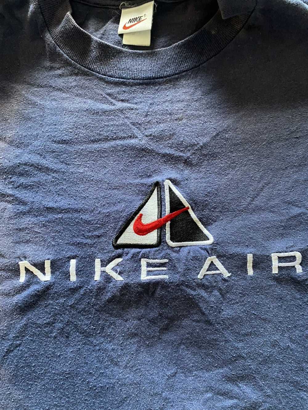 Nike Nike T Shirt Blue Vintage - image 3