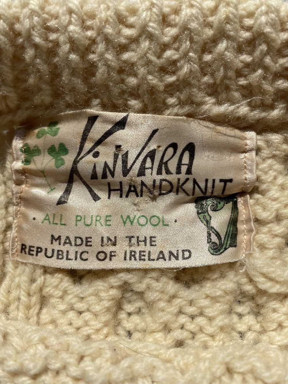 Vintage Vintage Cream Irish Cable Knit Sweater - image 3