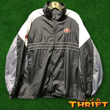 Reebok NFL Team Apparel Green Bay Packers Full Zip Windbreaker Jacket Size  XL