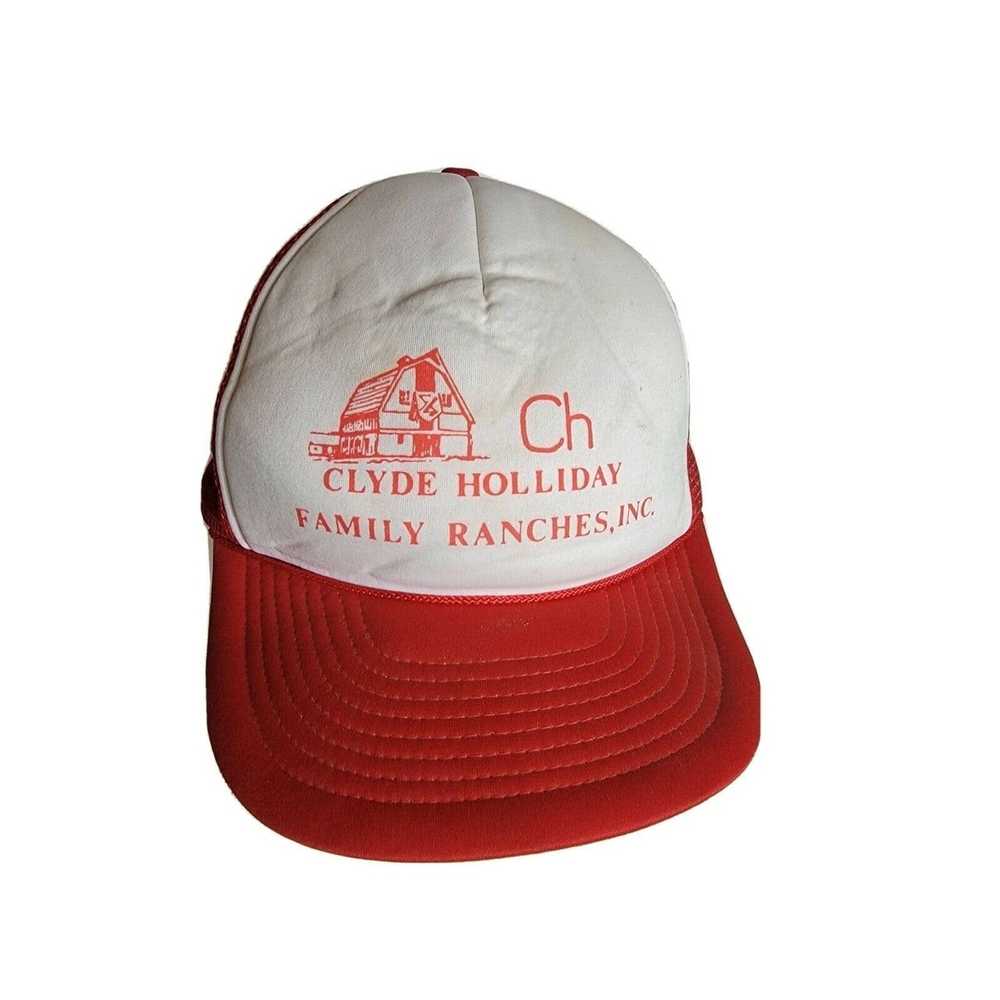 Other Vintage Clyde Holliday Trucker Hat Cap Snap… - image 1