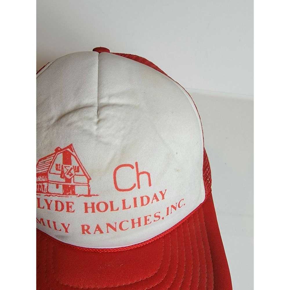 Other Vintage Clyde Holliday Trucker Hat Cap Snap… - image 3