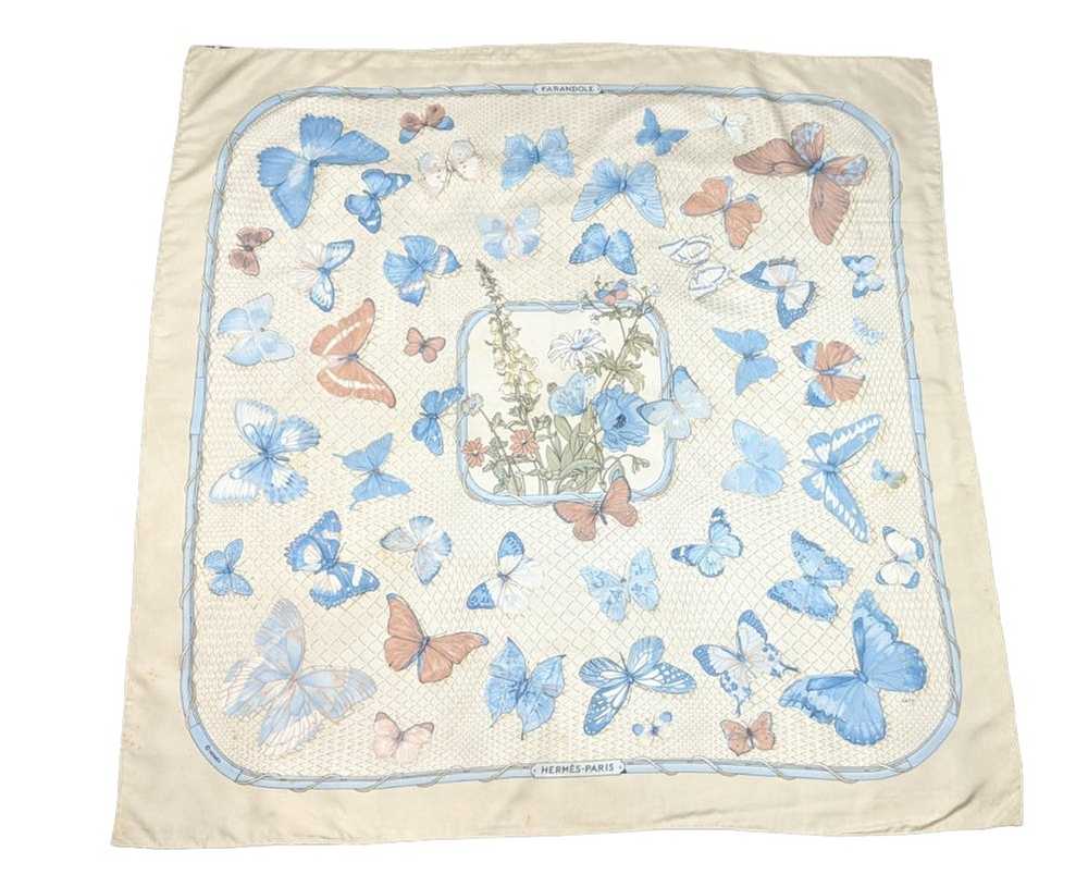 Hermes Hermes Farandole by Caty Latham Silk Scarf - image 1