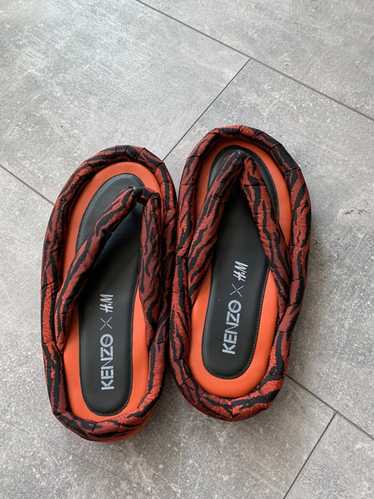 H&M × Kenzo Kenzo hm slippers red camo oversize