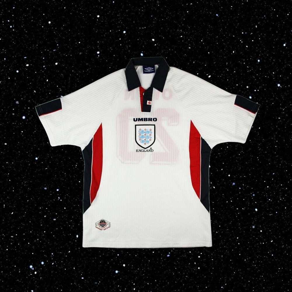 Vintage 1998-00 England Football Shirt Michael Ow… - image 2