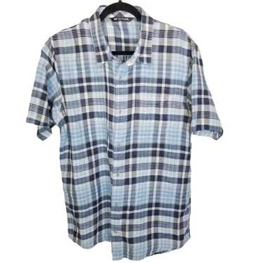 Travis Mathew Travis Mathew XL Plaid Short Sleeve… - image 1