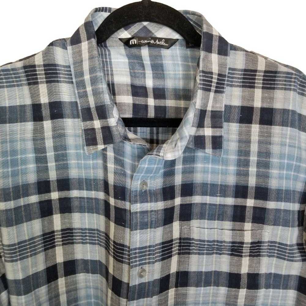 Travis Mathew Travis Mathew XL Plaid Short Sleeve… - image 2