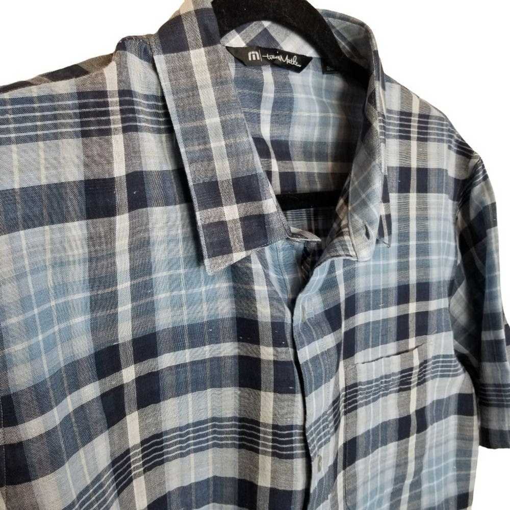 Travis Mathew Travis Mathew XL Plaid Short Sleeve… - image 5