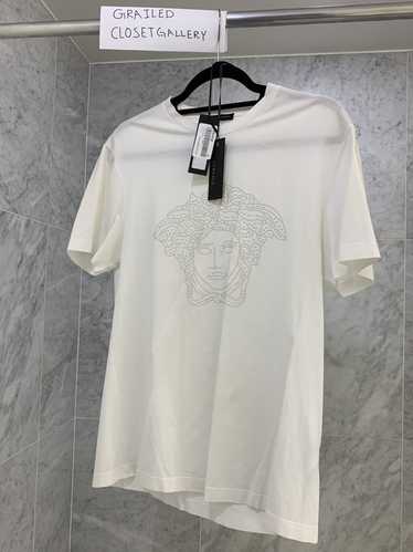 Versace Versace Pearl Studded Medusa Tee Size Smal