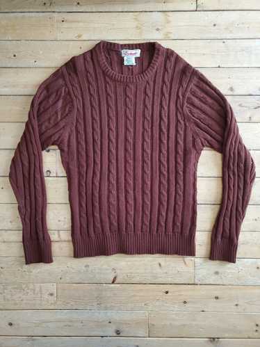 Other vintage brown cable knit sweater