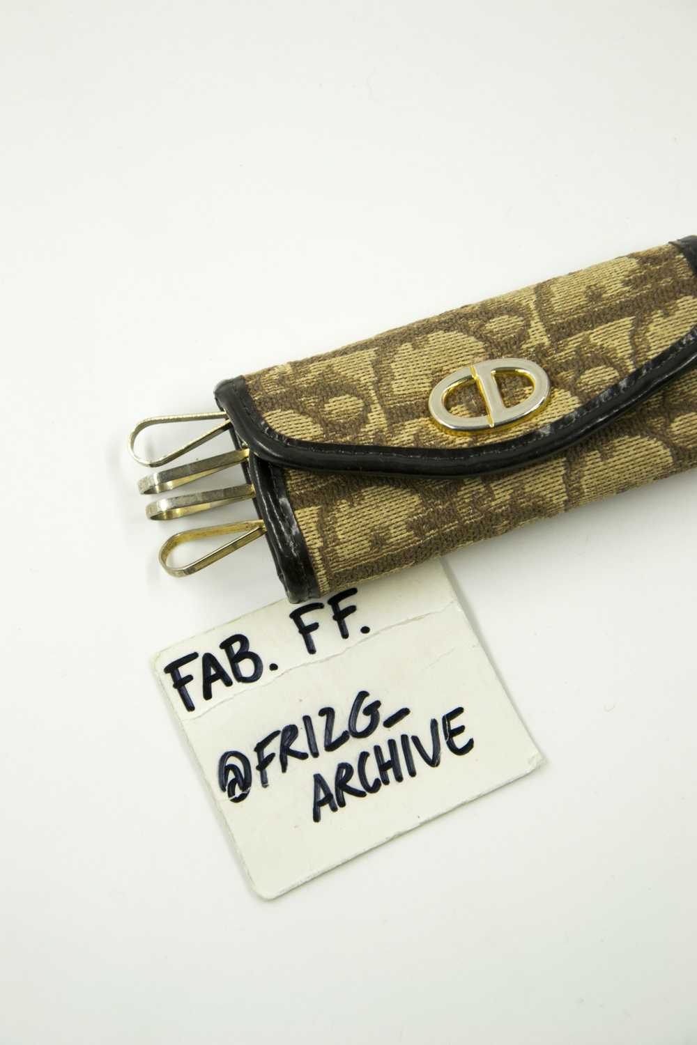 Dior 80s Key Holder Oblique Jacquard Monogram - image 6