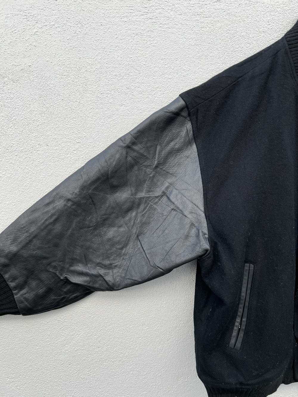 Leather Jacket × Michiko Koshino London × Varsity… - image 11