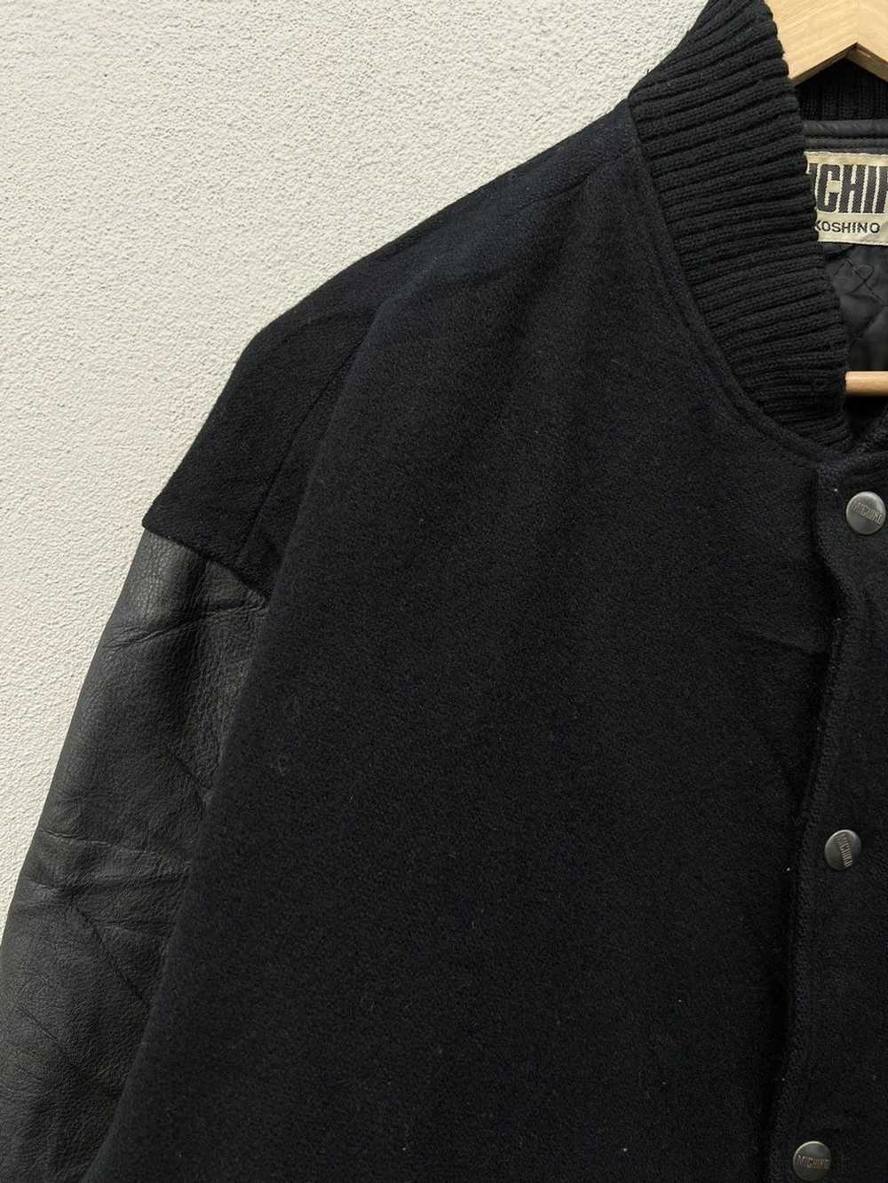 Leather Jacket × Michiko Koshino London × Varsity… - image 5