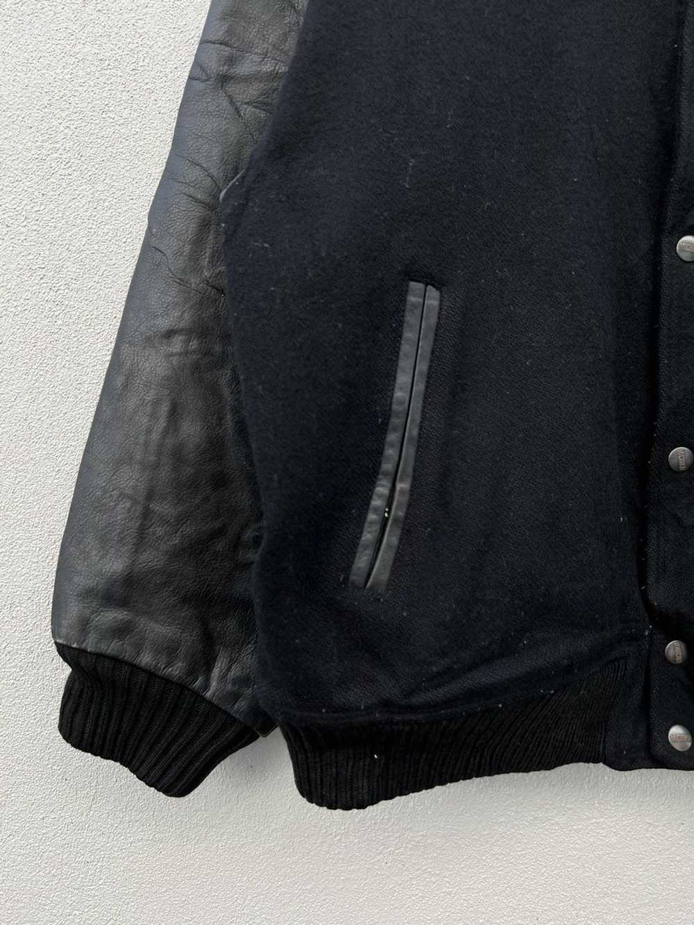 Leather Jacket × Michiko Koshino London × Varsity… - image 7