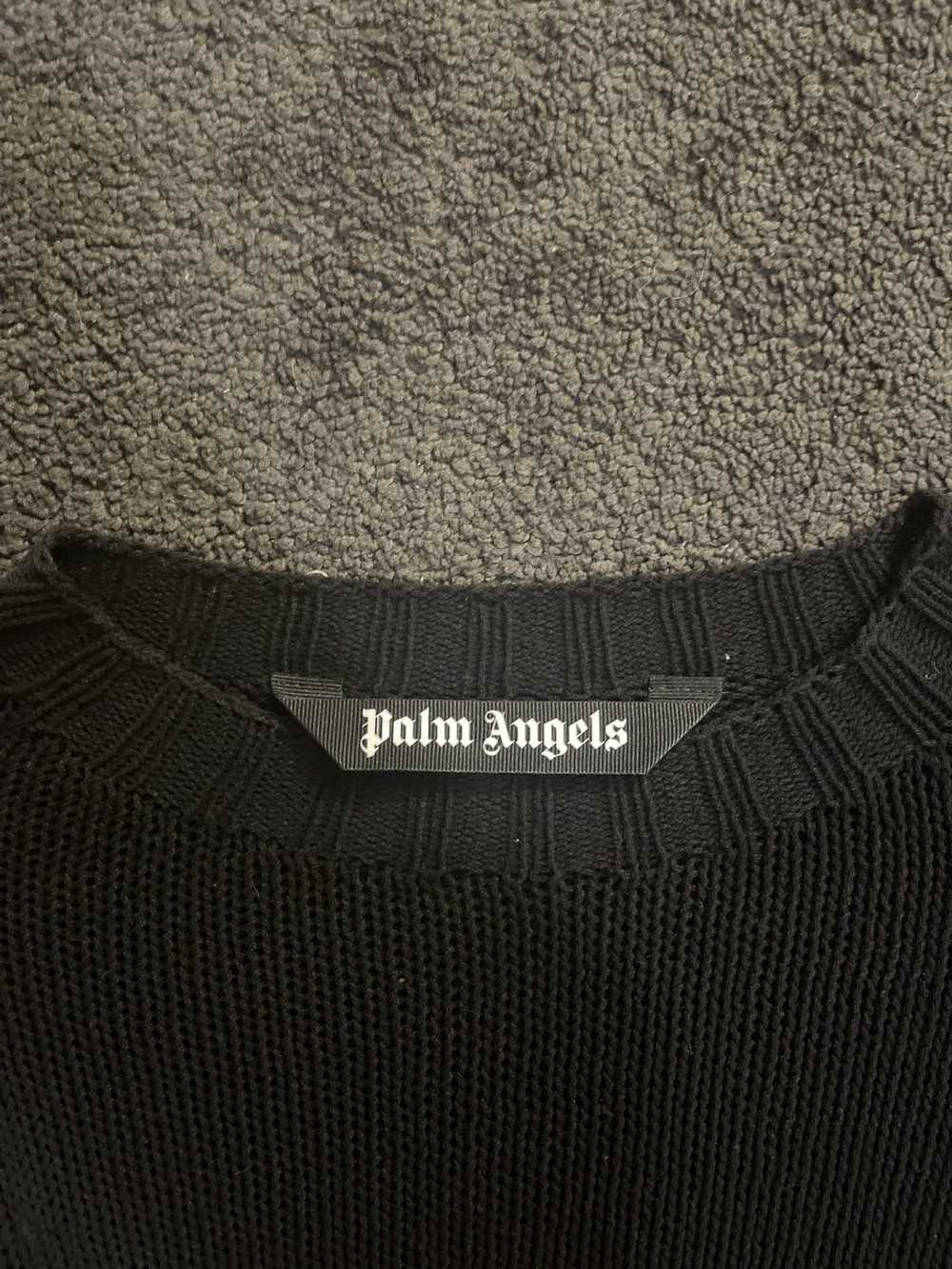 Palm Angels Palm Angels Logo Script Sweater - image 2