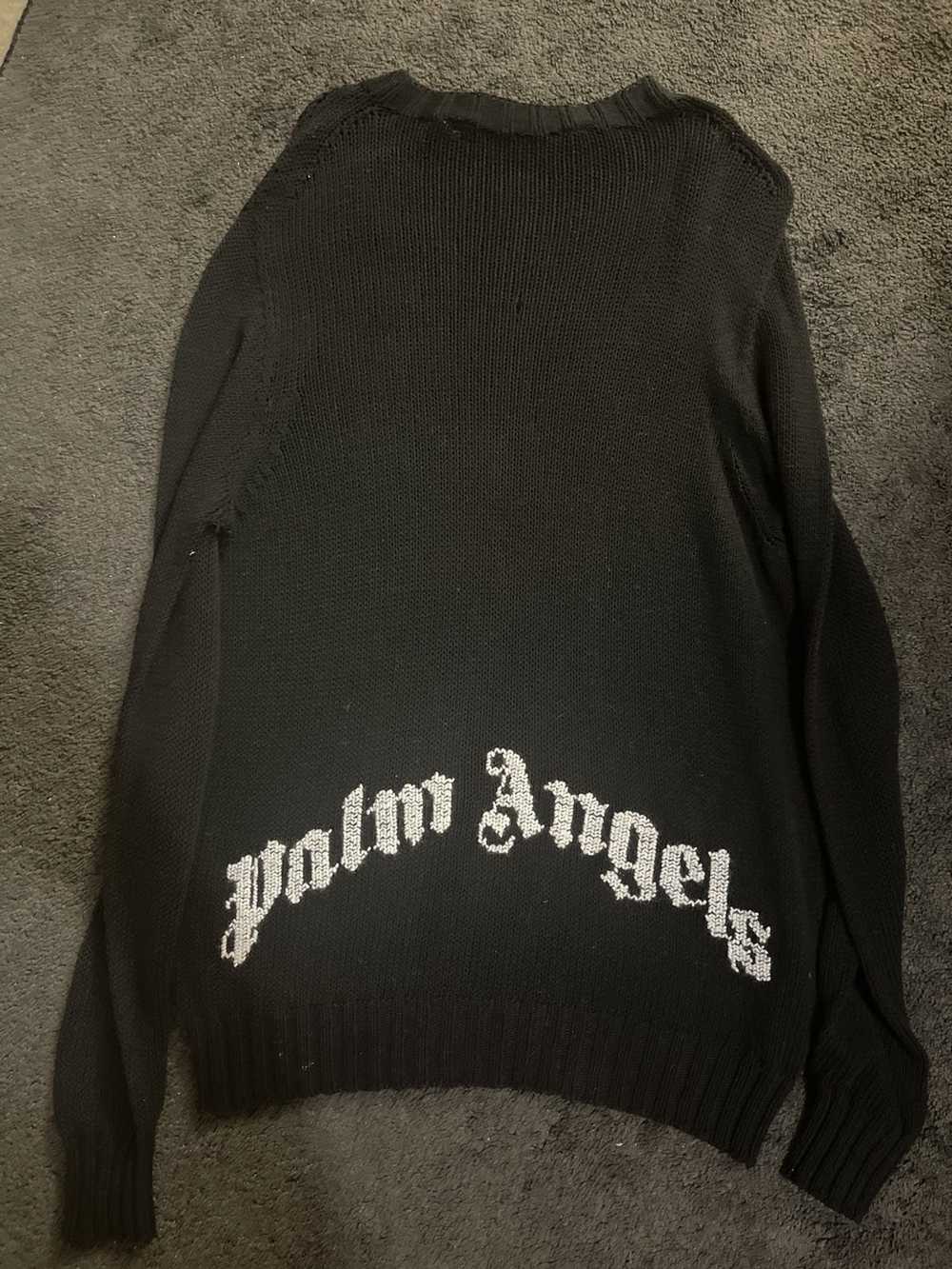 Palm Angels Palm Angels Logo Script Sweater - image 3