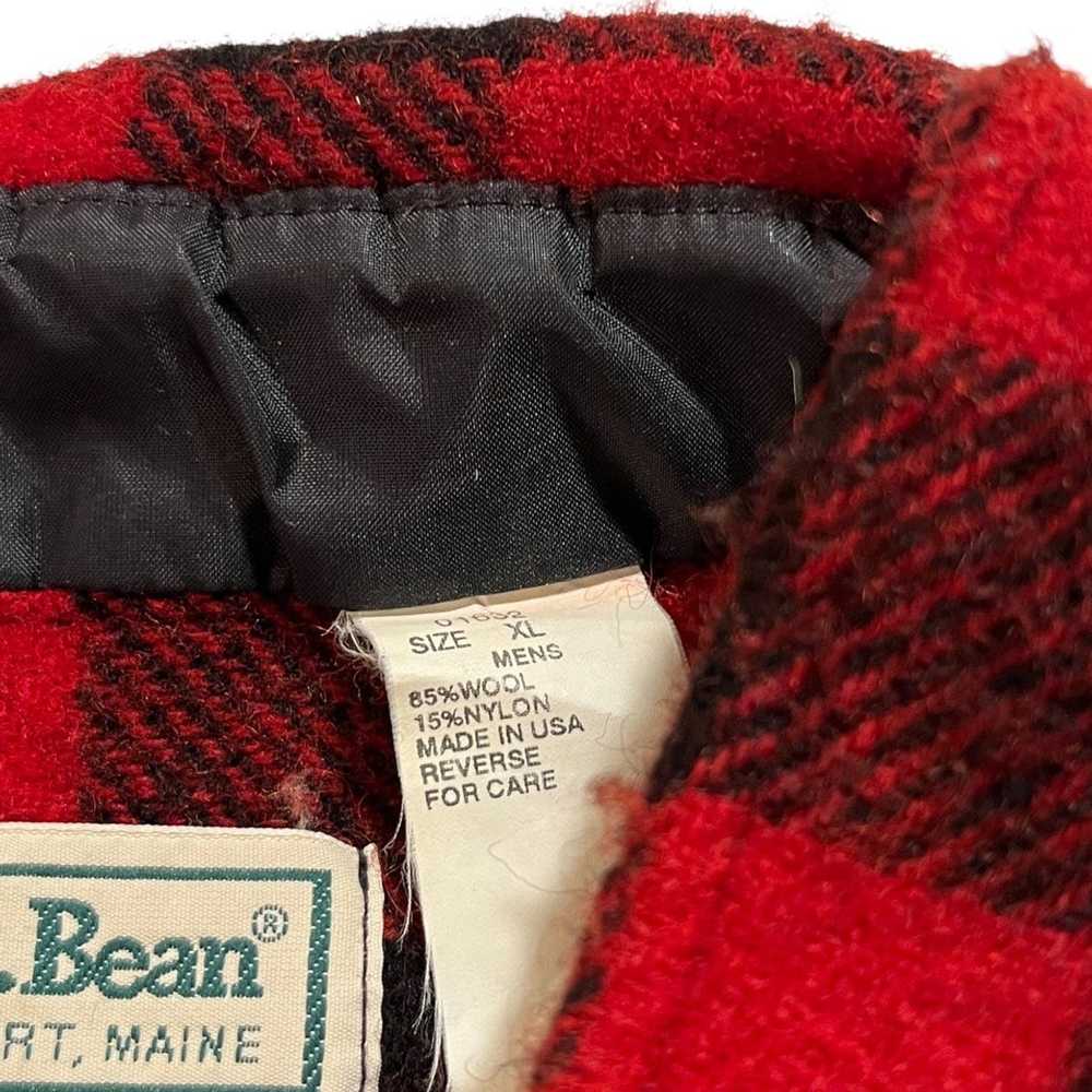 L.L. Bean × Vintage 80s LL Bean Wool Flannel - image 3