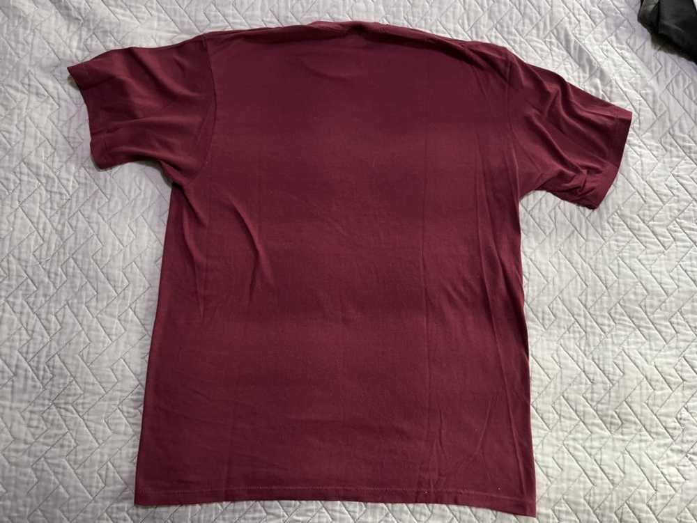 Made In Usa × Vintage Maroon true vintage tee - image 3