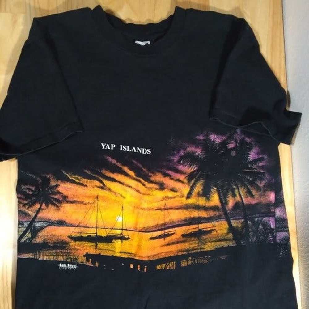 Other × Vintage Vintage Yap Islands Sunset Seasca… - image 1