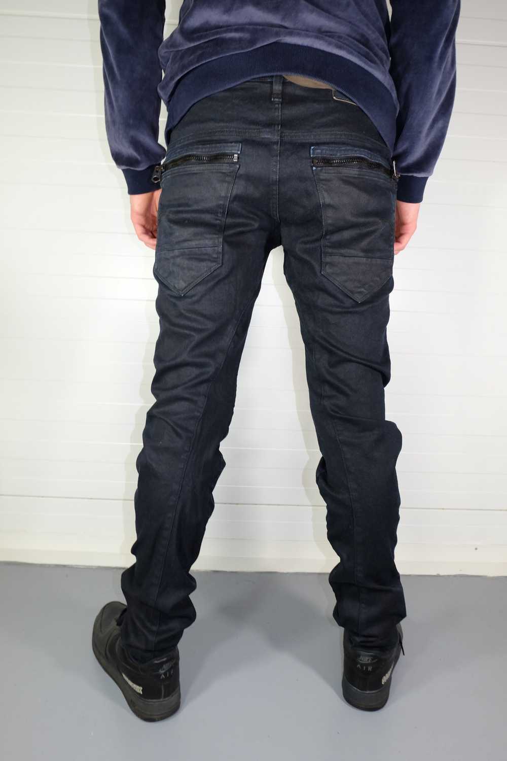 G Star Raw Arc Zip Twisted Leg Black Jeans Size W… - image 2