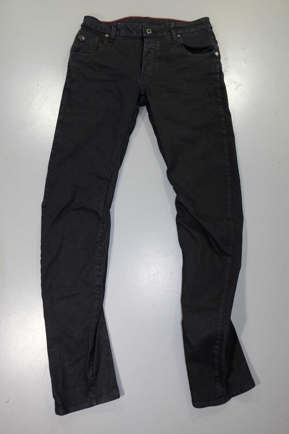 G Star Raw Arc Zip Twisted Leg Black Jeans Size W… - image 3