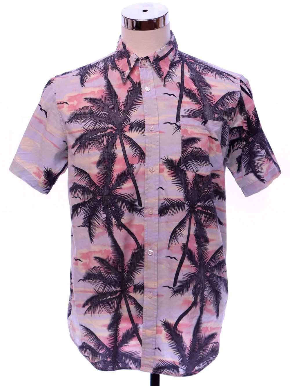 1990's Coastal Mens Hawaiian Shirt - Gem