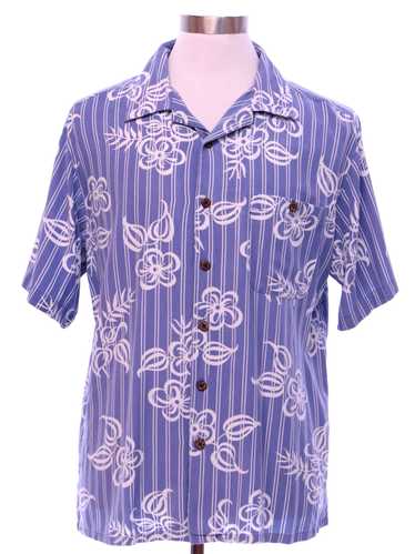 1990's Bobby Chan Mens Silk Hawaiian Shirt