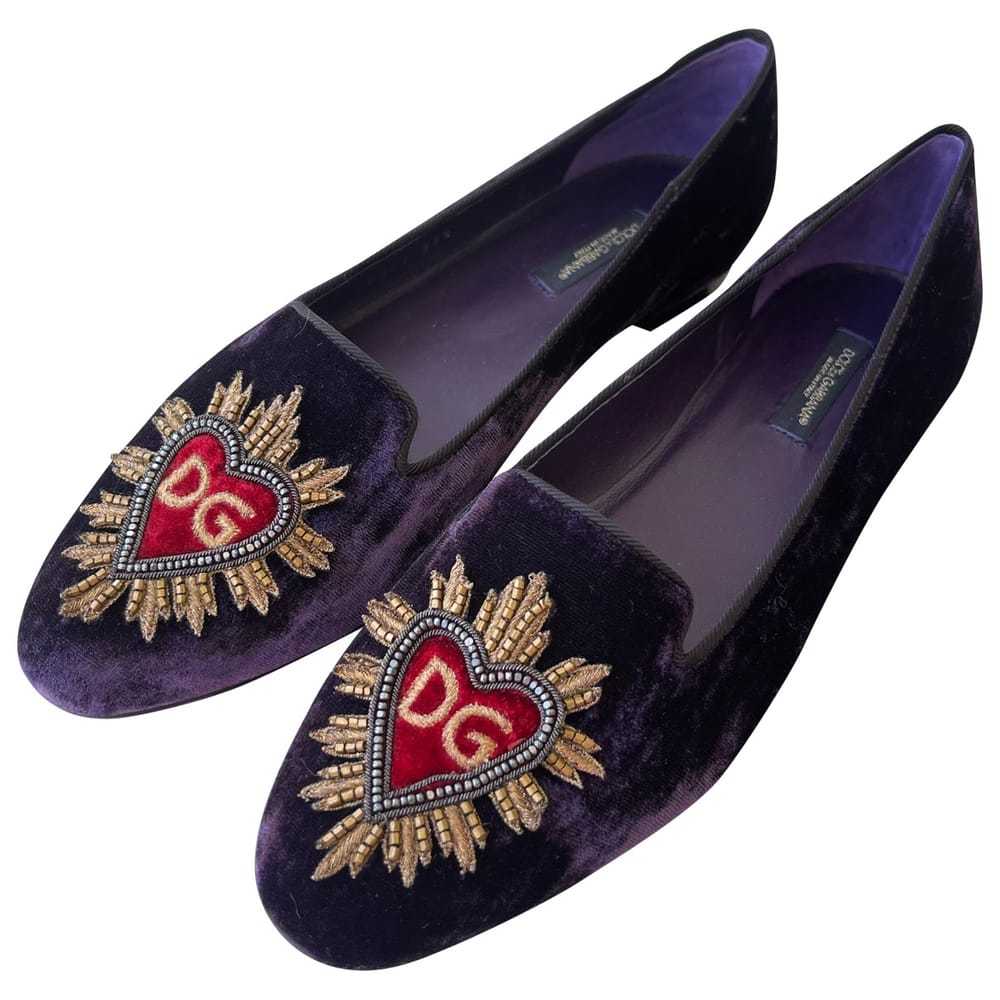 Dolce & Gabbana Velvet ballet flats - image 1