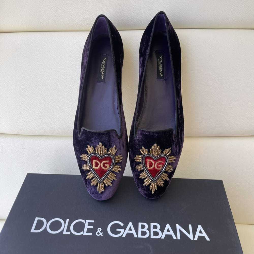 Dolce & Gabbana Velvet ballet flats - image 3