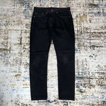 Levi's Vintage Levis 505 Ripped Black Jeans - J087 - image 1