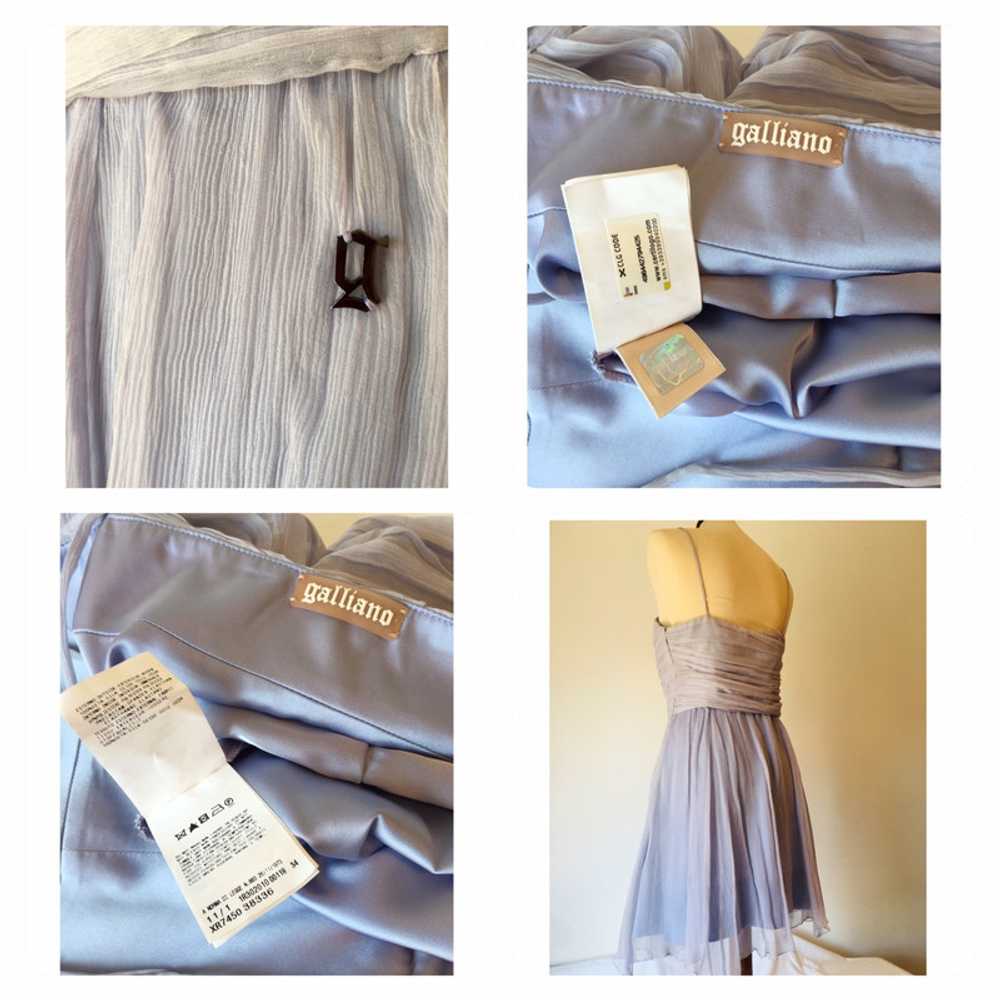 John Galliano Dress Silk - image 4
