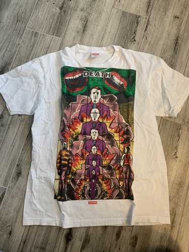 Supreme Supreme Gilbert George Death Tee White siz