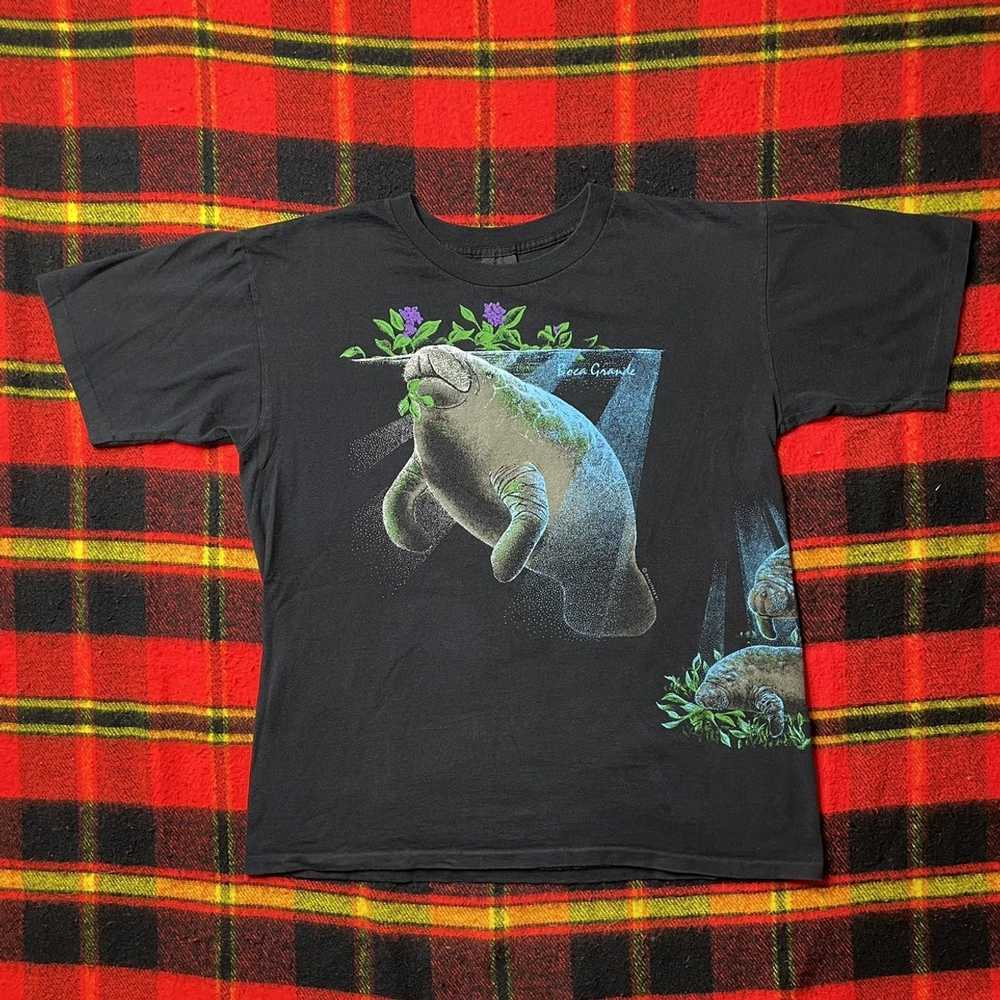 Streetwear × Vintage Vintage 90s Manatee Single S… - image 1