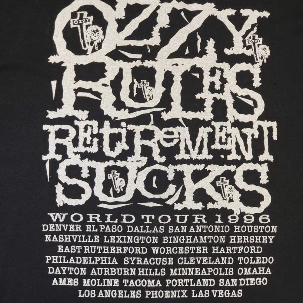 Rock T Shirt × Tour Tee × Vintage Ozzy Osbourne V… - image 5