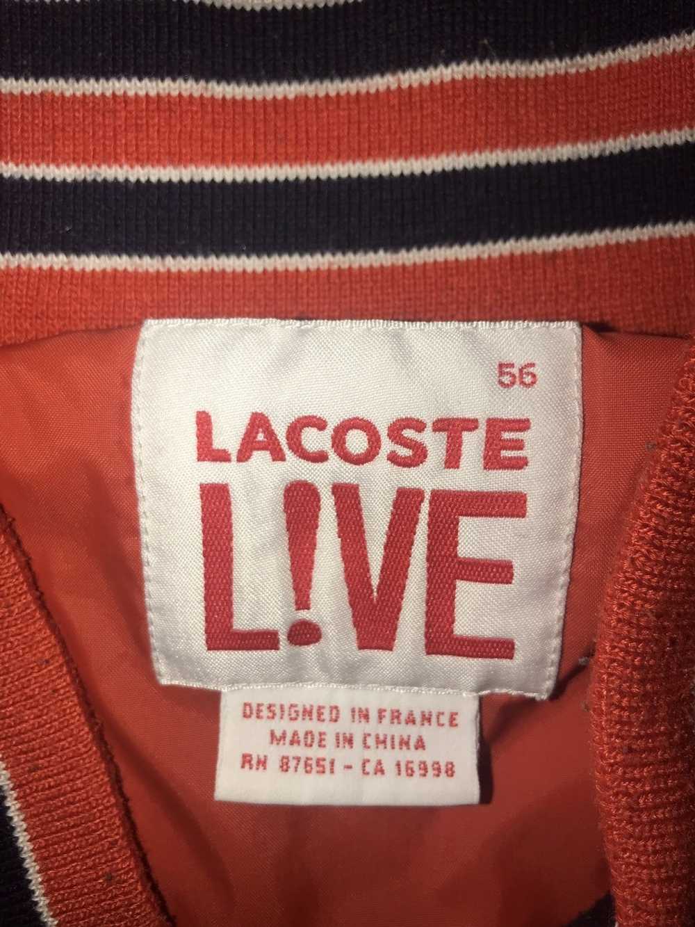 Lacoste Orange/Navy Lacoste jacket - image 1