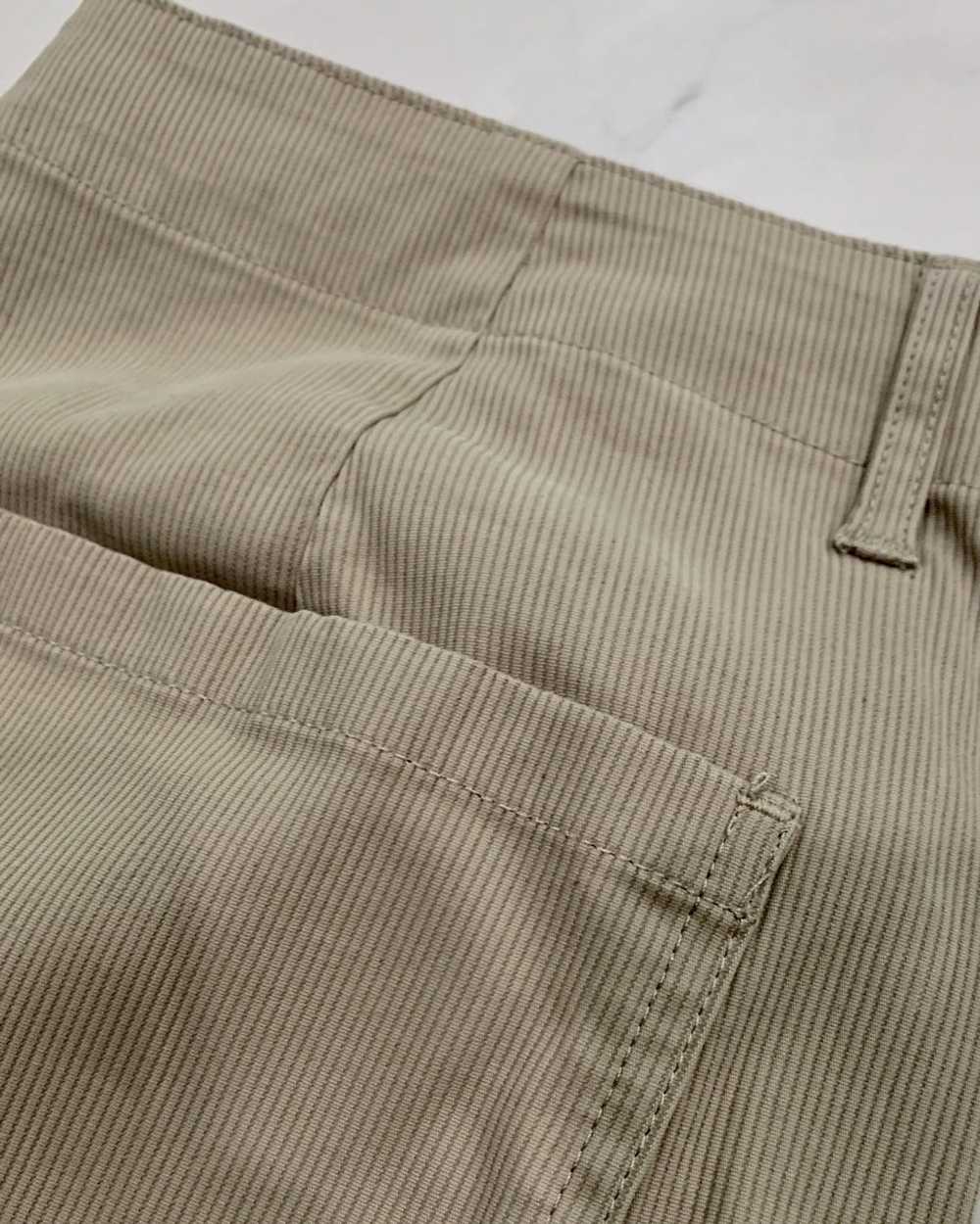 Asos Beige ASOS Design Wide Fit Pants in Ribbed T… - image 2