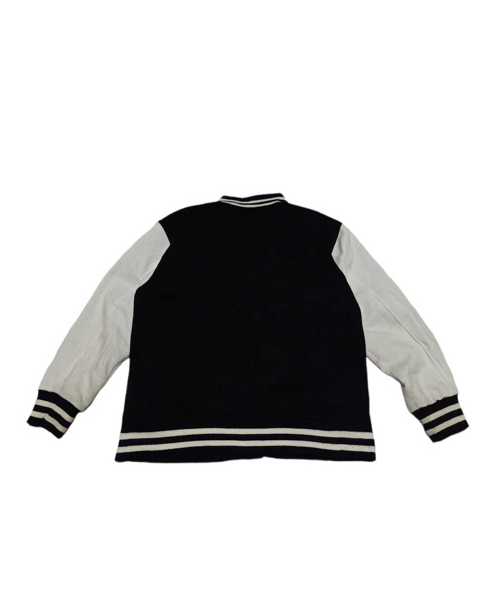 Japanese Brand × Streetwear × Varsity Jacket Oliv… - image 2