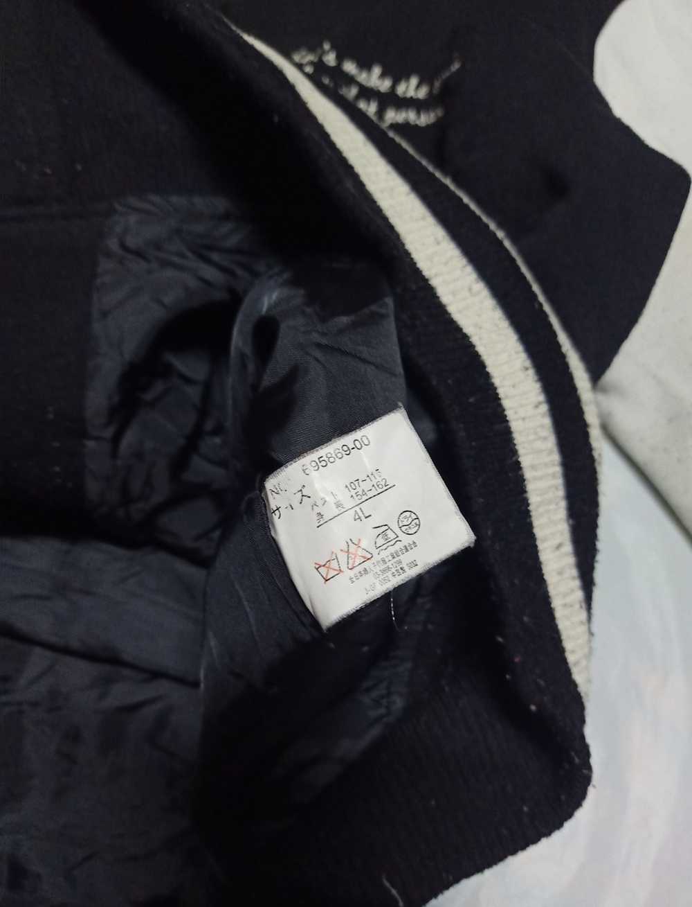 Japanese Brand × Streetwear × Varsity Jacket Oliv… - image 4