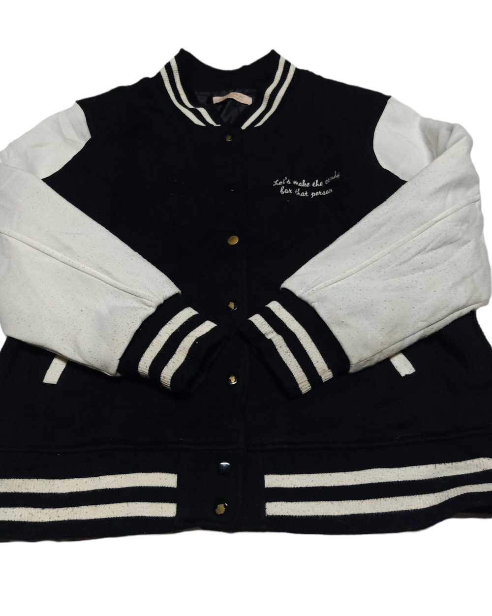 Japanese Brand × Streetwear × Varsity Jacket Oliv… - image 8
