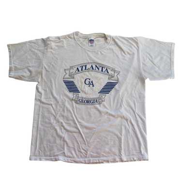 vintage 90s ATLANTA GEORGIA UNDERGROUND THINGS ARE HAPPENING T-Shirt XL  skyline