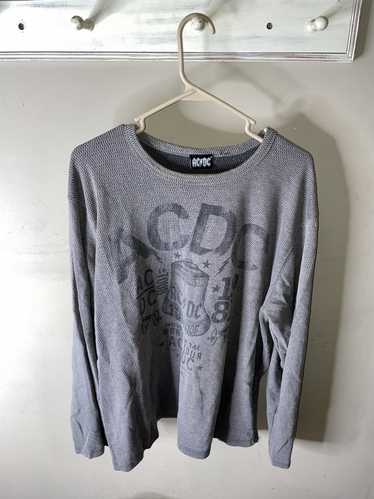 Ac/Dc × Band Tees × Vintage AC/DC Mesh Long Sleeve