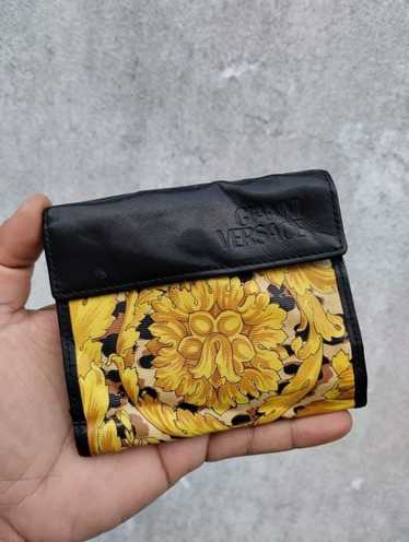Wallet Versace Greek Lanyard Neck Wallet Black/Gold 1005625-DNYGR3