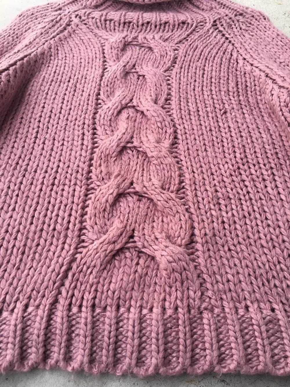 Aran Isles Knitwear × Coloured Cable Knit Sweater… - image 7