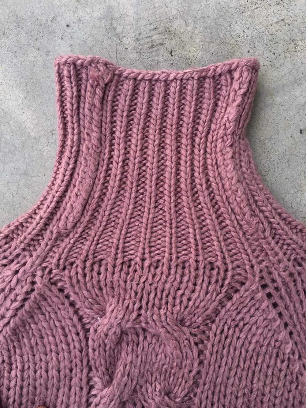 Aran Isles Knitwear × Coloured Cable Knit Sweater… - image 9