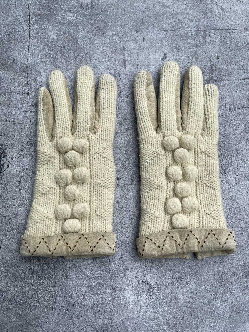 Vivienne Westwood 1990’s Orb Logo Knit Gloves - image 2