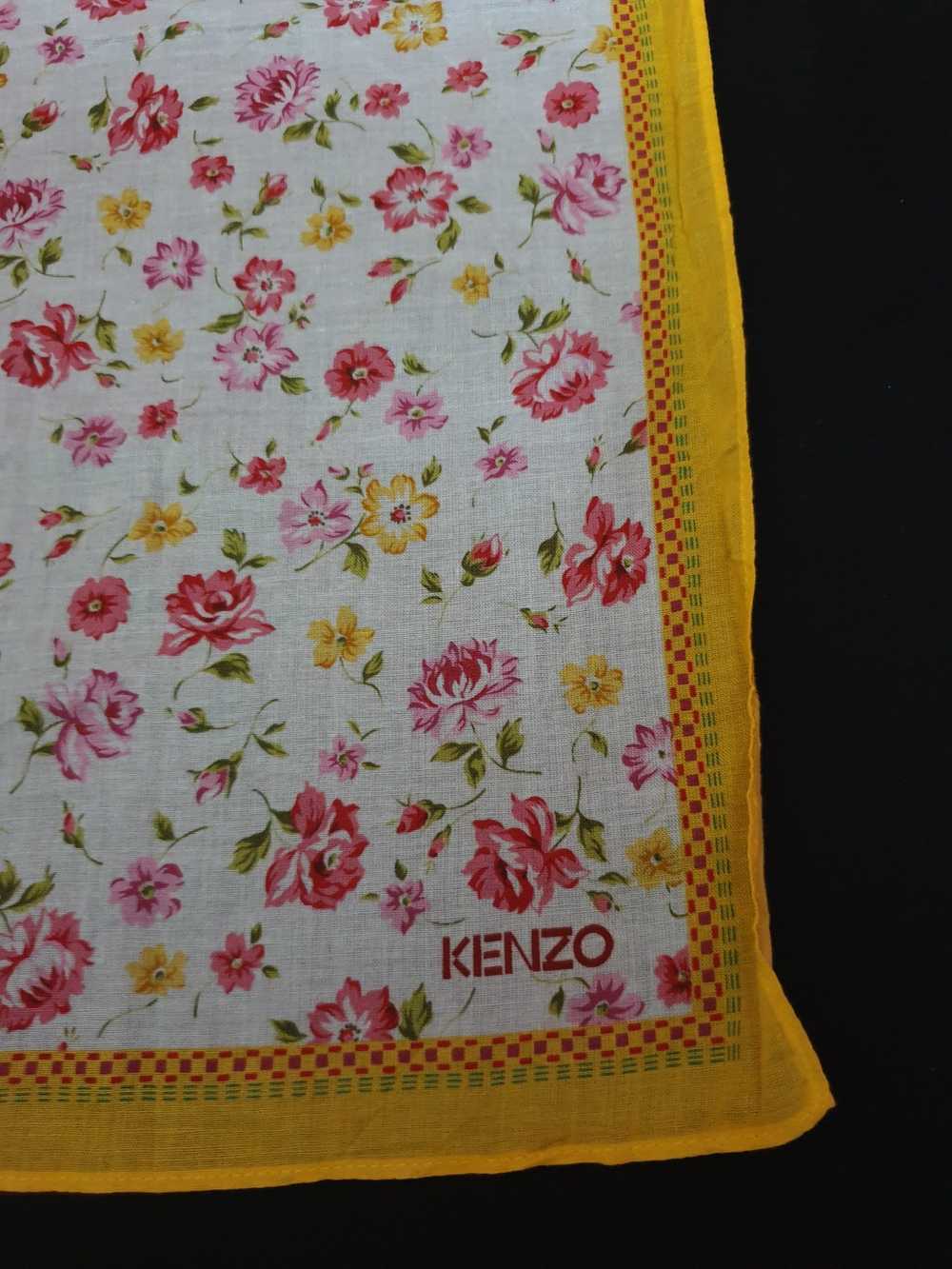 Kenzo Handky bandana Kenzo Floral small flower pr… - image 2