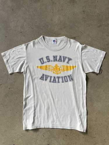 Russell Athletic 80s Russell USN Aviation Tee