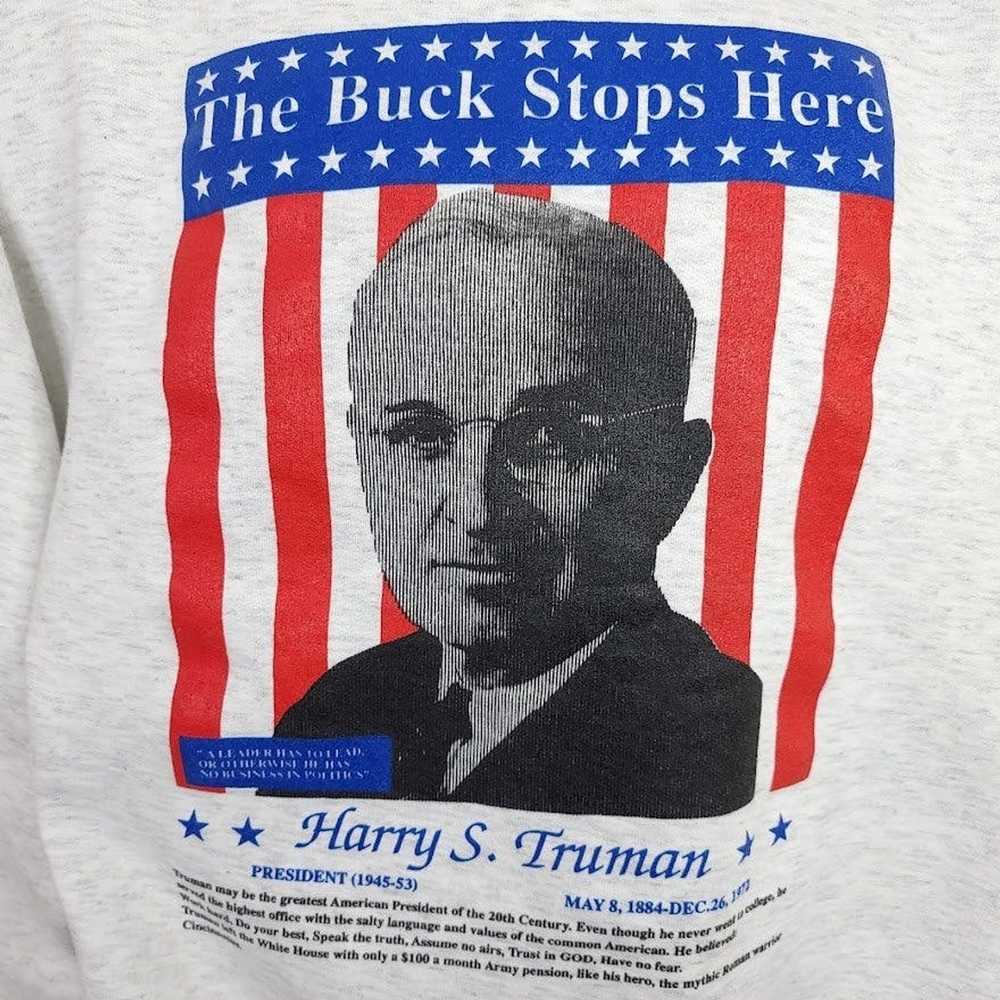 Vintage Harry S Truman Sweatshirt Vintage 90s The… - image 2