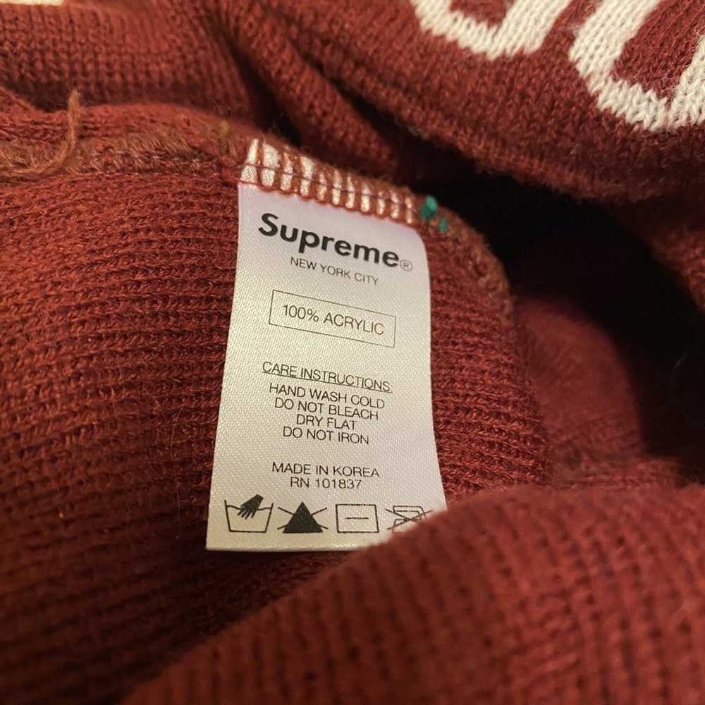 Supreme Supreme Jesus Beanie Maroon - image 2